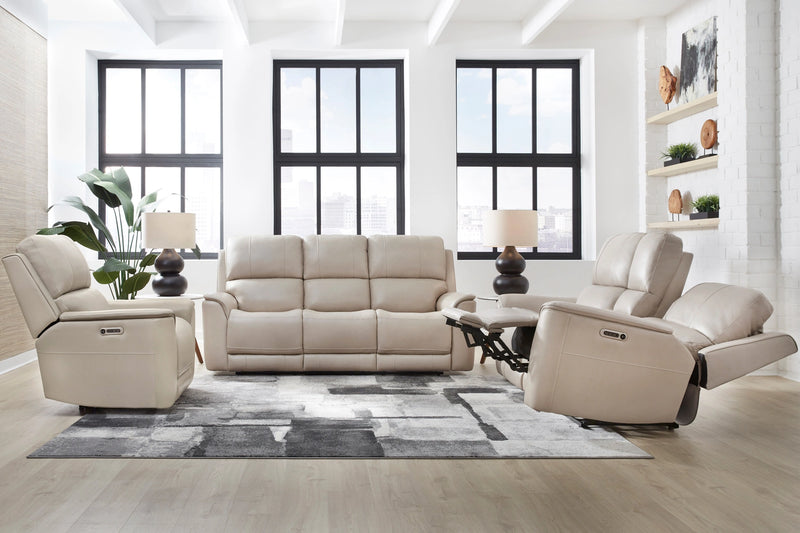 Parker Living Easton - Steamboat Brown Zero Gravity Power Reclining Tilt Console Loveseat P3
