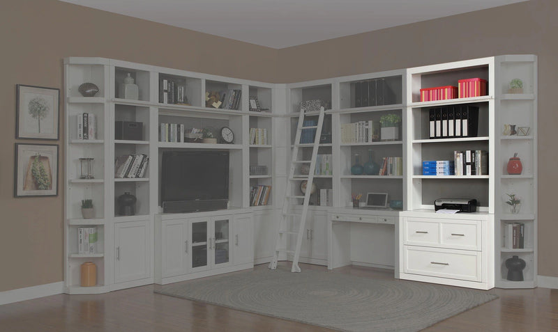 Parker House Catalina 40" Lateral File & Hutch in Cottage White