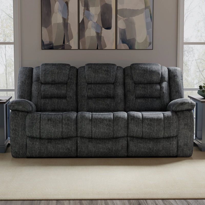 Parker Living Bolton - Misty Storm Manual Reclining Sofa and Loveseat