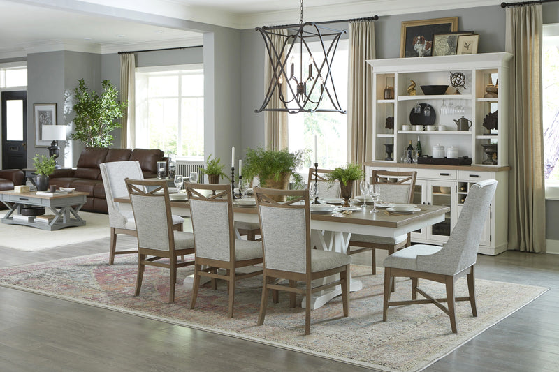 Parker House Americana Modern Dining 88 inch Trestle Extendable Dining Table