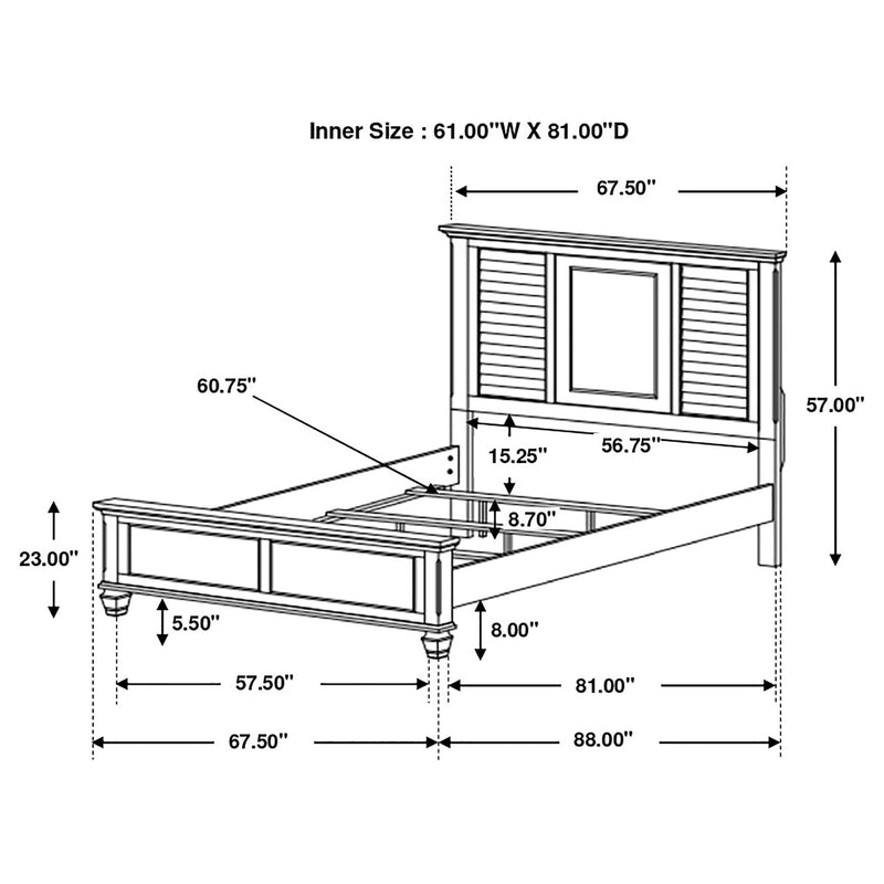 Franco Panel Bed