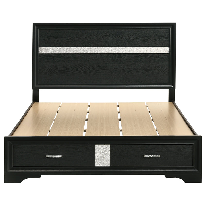 Miranda Panel Platform Storage Bed