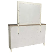 Parker House Americana Modern Bedroom Queen Platform Bed 2 Nightstands and Dresser with Mirror