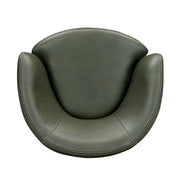 Parker Living Barolo 100% Italian Leather Swivel Club Chair