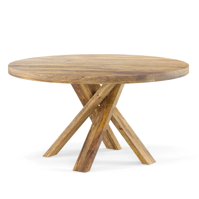 Parker House Crossings - Downtown Dining 60 Inch Round Dining Table With 4 Upholstered Chairs