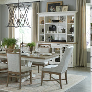 Parker House Americana Modern Dining 69 inch Buffet and Hutch with Quartz Insert