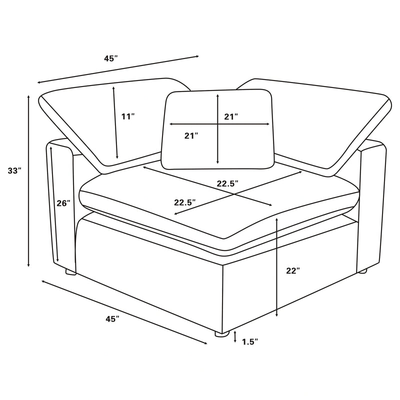 Raleigh Modular Sectional Sofa