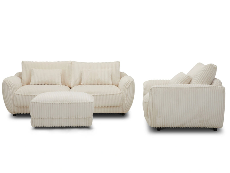 Parker Living Utopia - Mega Ivory Chair and A Half with Lumbar Pillow