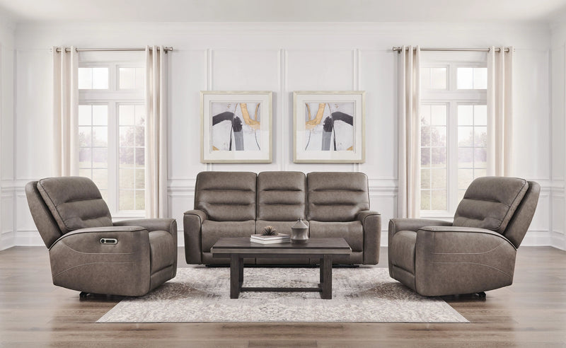 Parker Living Lawson - Sydney Brunette Zero Gravity Triple Power Reclining Sofa with Drop Down Table P2