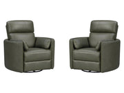 Parker Living Radius Swivel Power Glider Recliner Two Pack