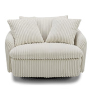 Parker Living Boomer Large Swivel Chair with 2 Toss Pillows