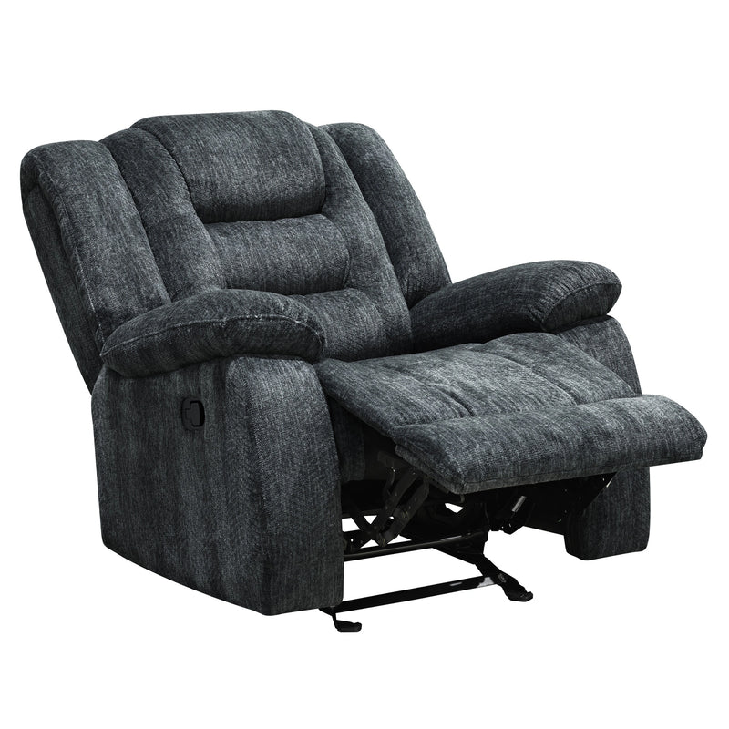 Parker Living Bolton - Misty Storm Manual Reclining Sofa and Two Recliners
