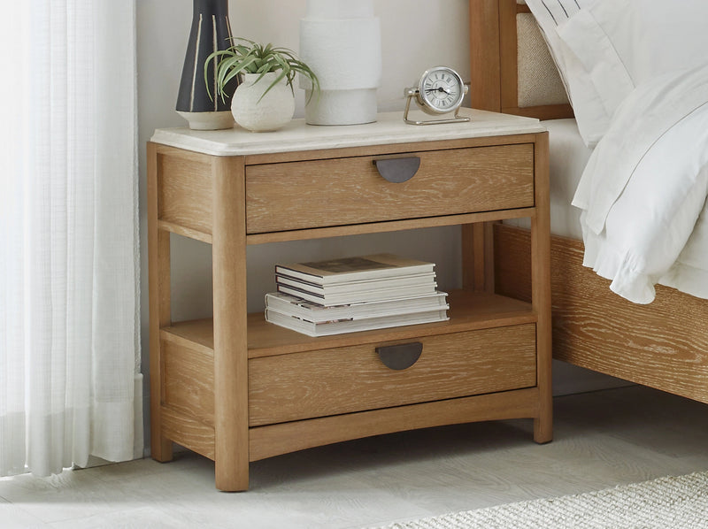 Parker House Escape - Bedroom Queen Panel Bed and Nightstand
