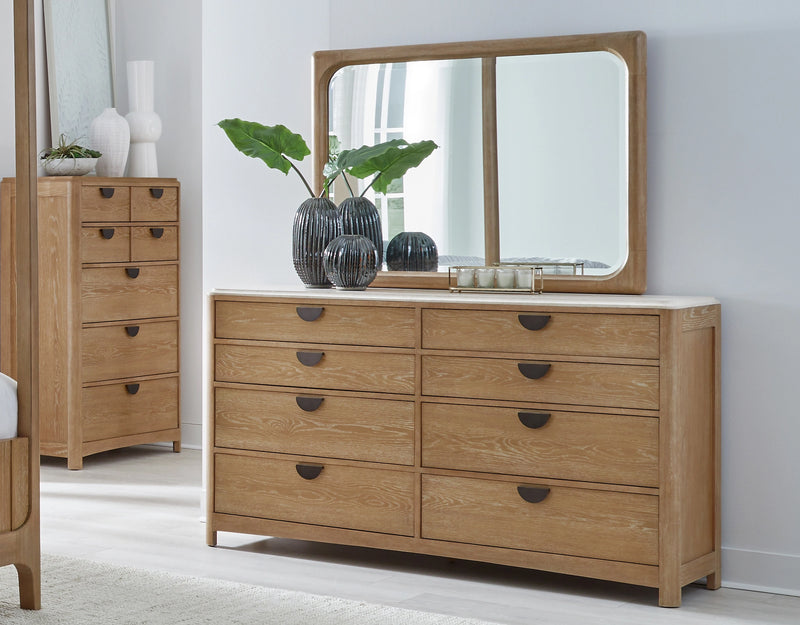 Parker House Escape - Bedroom King Poster Bed with 2 Nightstands and Dresser with Mirror