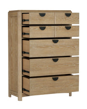 Parker House Escape - Bedroom Queen Panel Bed 2 Nightstands Dresser with Mirror and Chest