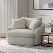 Parker Living Boomer Large Swivel Chair with 2 Toss Pillows Two Pack