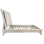 Parker House Americana Modern Bedroom Queen Platform Bed 2 Nightstands and Dresser with Mirror