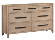 Parker House Breckenridge - Bedroom Queen Bed 2 Nightstands Dresser with Mirror and Chest