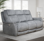 Parker Living Linus - Hudson Grey Power Reclining Sofa and Two Recliners