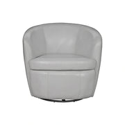 Parker Living Barolo 100% Italian Leather Swivel Club Chair