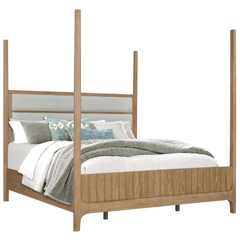Parker House Escape - Bedroom King Poster Bed with 2 Nightstands and Dresser with Mirror