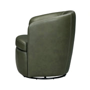Parker Living Barolo 100% Italian Leather Swivel Club Chair