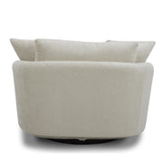 Parker Living Boomer Large Swivel Chair with 2 Toss Pillows Two Pack