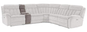Parker House Furniture Cuddler Entertainment Console in Laurel Dove