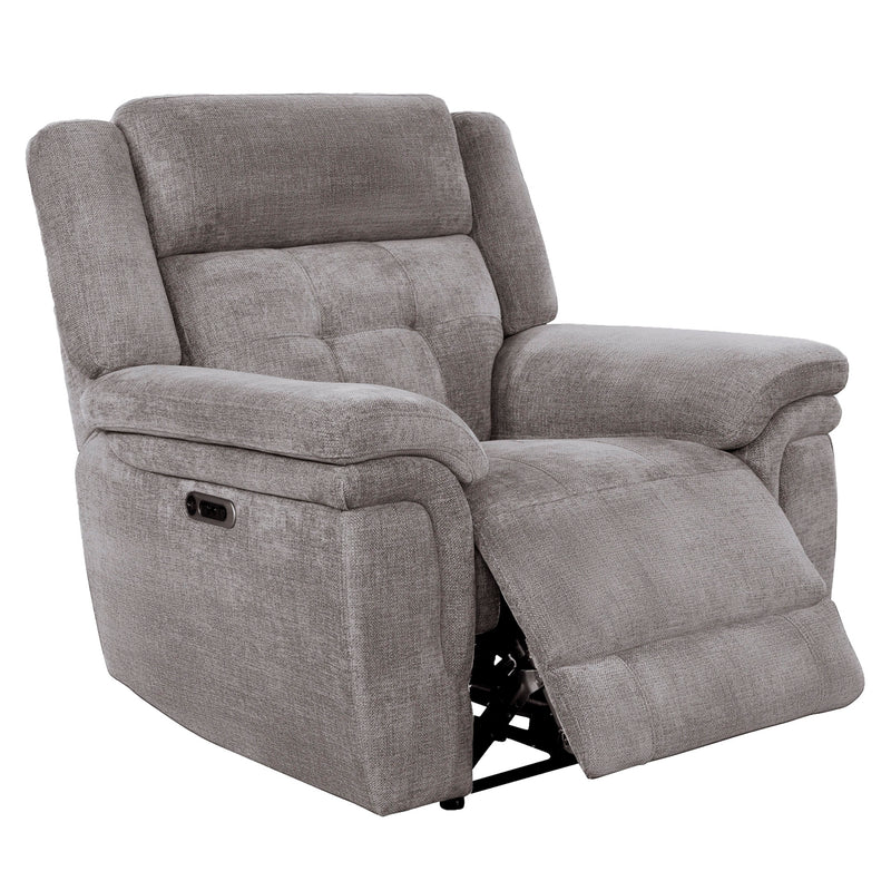 Parker Living Richland - Bristol Grey Power Reclining Sofa and Two Recliners