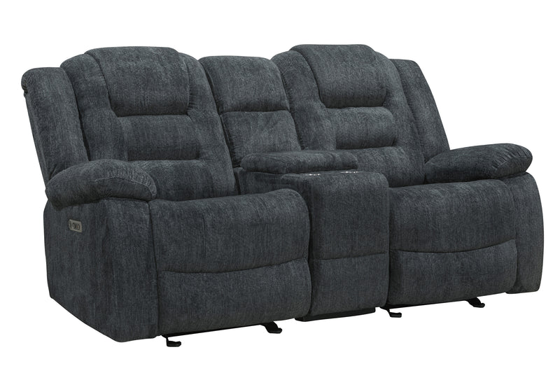Parker Living Bolton - Misty Storm Manual Reclining Sofa Loveseat and Recliner