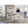 Parker House Americana Modern Dining 78 In. Bar with Quartz Insert