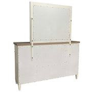 Parker House Americana Modern Bedroom Queen Shelter Bed 2 Nightstands and Dresser with Mirror