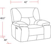 Parker Living Gladiator - Cobalt Zero Gravity Power Recliner