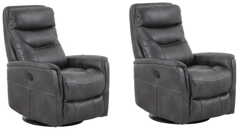 Parker Living Gemini Power Swivel Glider Recliner Two Pack