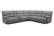 Parker Living Gladiator 6 Piece Modular Power Reclining Sectional with Power Adjustable Headrests