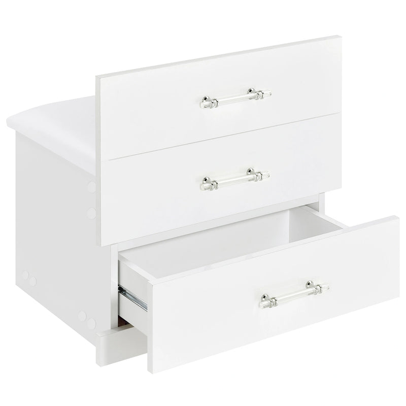 Danbury Makeup Vanity Table with LED Mirror and Stool