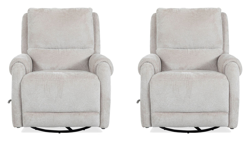 Parker Living Gentry Manual Swivel Glider Recliner Two Pack