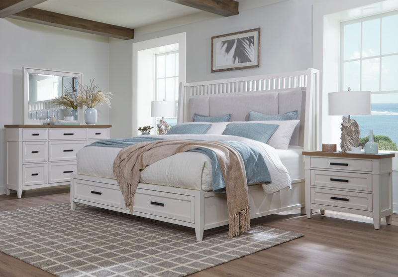 Parker House Americana Modern Bedroom 7 Drawer Door Chest with Workstation