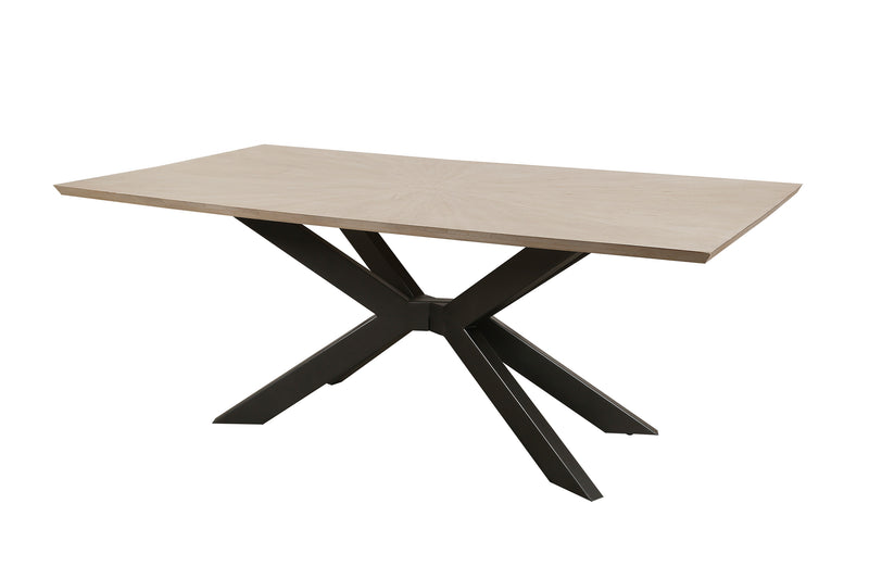 Parker House Crossings - Monaco Dining 86 In. Rectangular Dining Table With 4 Upholstered Chairs - DMON-5PC-86REC-DSLP-MTIV