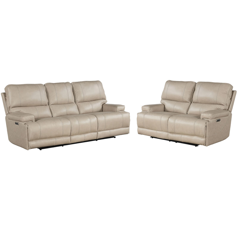 Parker Living Whitman - Verona Linen - Powered By Freemotion Power Reclining Sofa and Loveseat