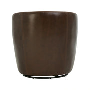 Parker Living Barolo 100% Italian Leather Swivel Club Chair