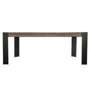 Parker House Cedar Fork - Dining 78 inch Rectangular Dining Table with 6 ladderback chairs