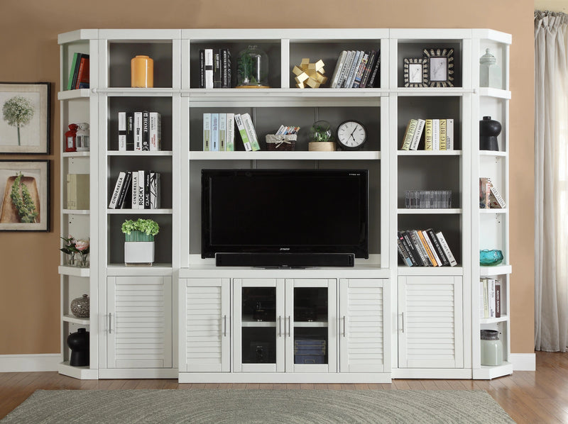 Parker House Catalina 6 Piece Library Wall Set in Cottage White