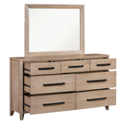 Parker House Breckenridge - Bedroom Queen Bed 2 Nightstands and Dresser with Mirror