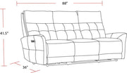Parker Living Gershwin - Lucca Butterscotch Power Reclining Sofa and Recliner