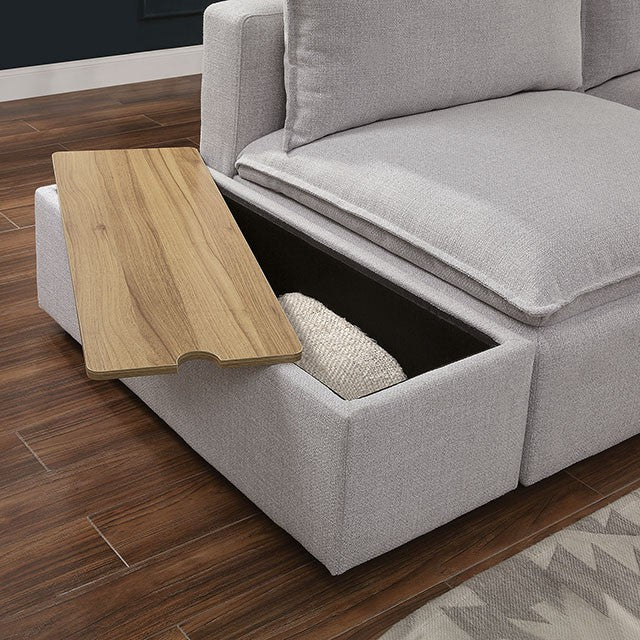 Arlene Sectional White