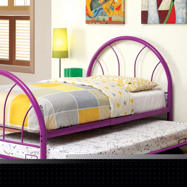 Rainbow Full Bed Black, White, Silver, Black, & Green