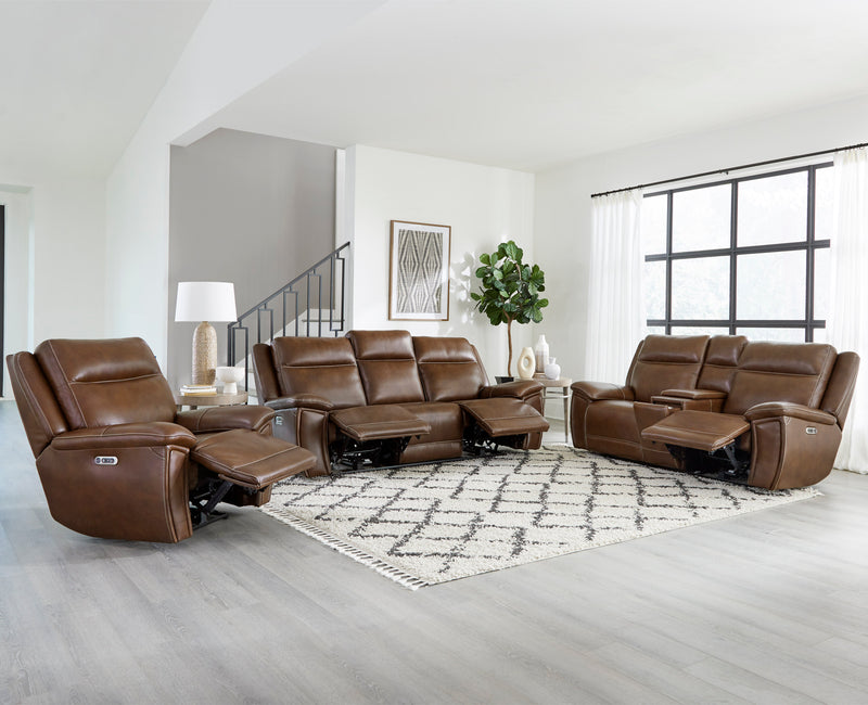 Parker Living Jameson - Hickory Power Reclining Zero Gravity Sofa Loveseat and Recliner