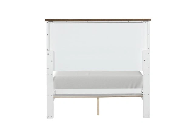 Pinetop Twin & Full Bed White & Blue