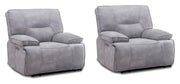 Parker Living Gladiator Zero Gravity Power Recliner Two Pack